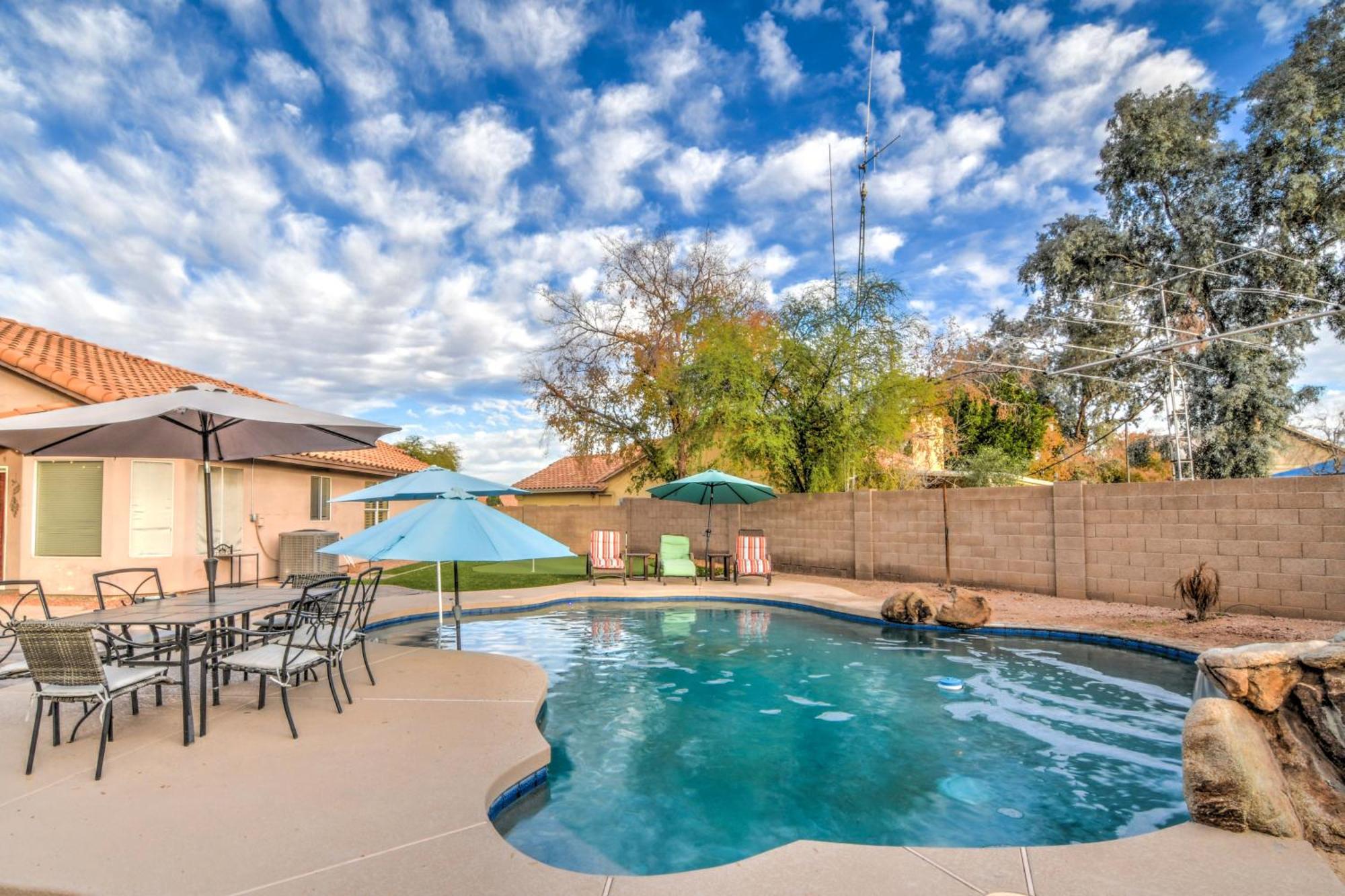 Route 66 Oasis In Downtown Gilbert With Heated Pool & Mini Golf Villa Eksteriør bilde